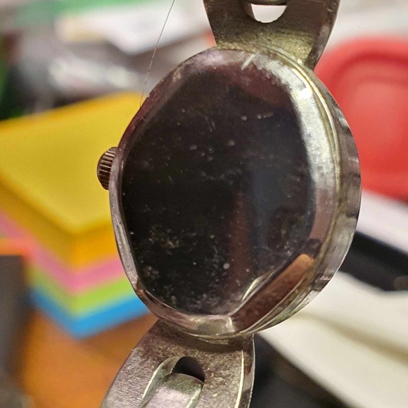 🦋10/$20🦋 Cote D Azure Silver Rhinestone Stainless Steel Women's Watch - Picture 4 of 4